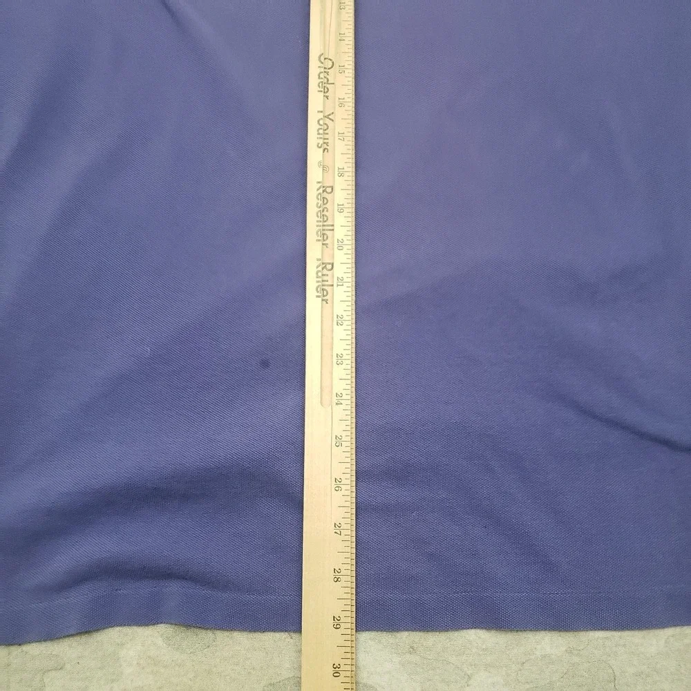 Vintage Polo Ralph Lauren Polo Shirt Mens Large Purple Short Sleeve Small Pony